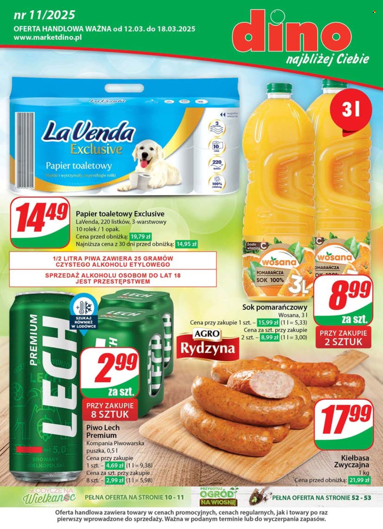 Gazetka Dino - 12.03.2025 - 18.03.2025. Strona 1