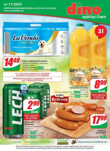 Gazetka Dino - 12.03.2025 - 18.03.2025.