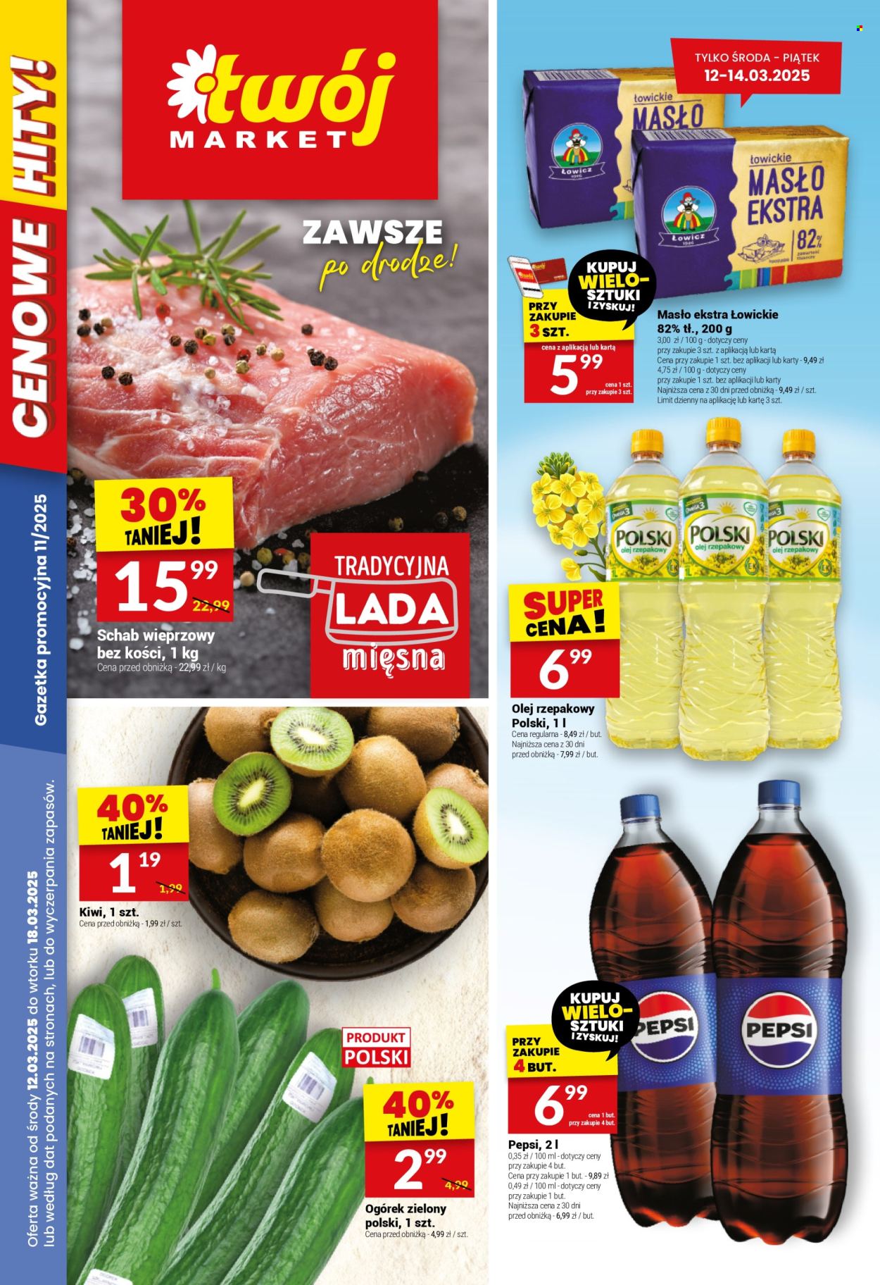 Gazetka Twój Market - 12.03.2025 - 18.03.2025. Strona 1