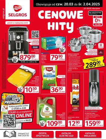 Gazetka Selgros - 20.03.2025 - 2.04.2025.
