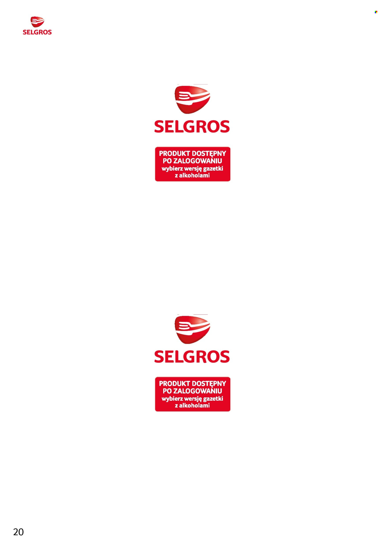 Gazetka Selgros - 20.03.2025 - 2.04.2025. Strona 20