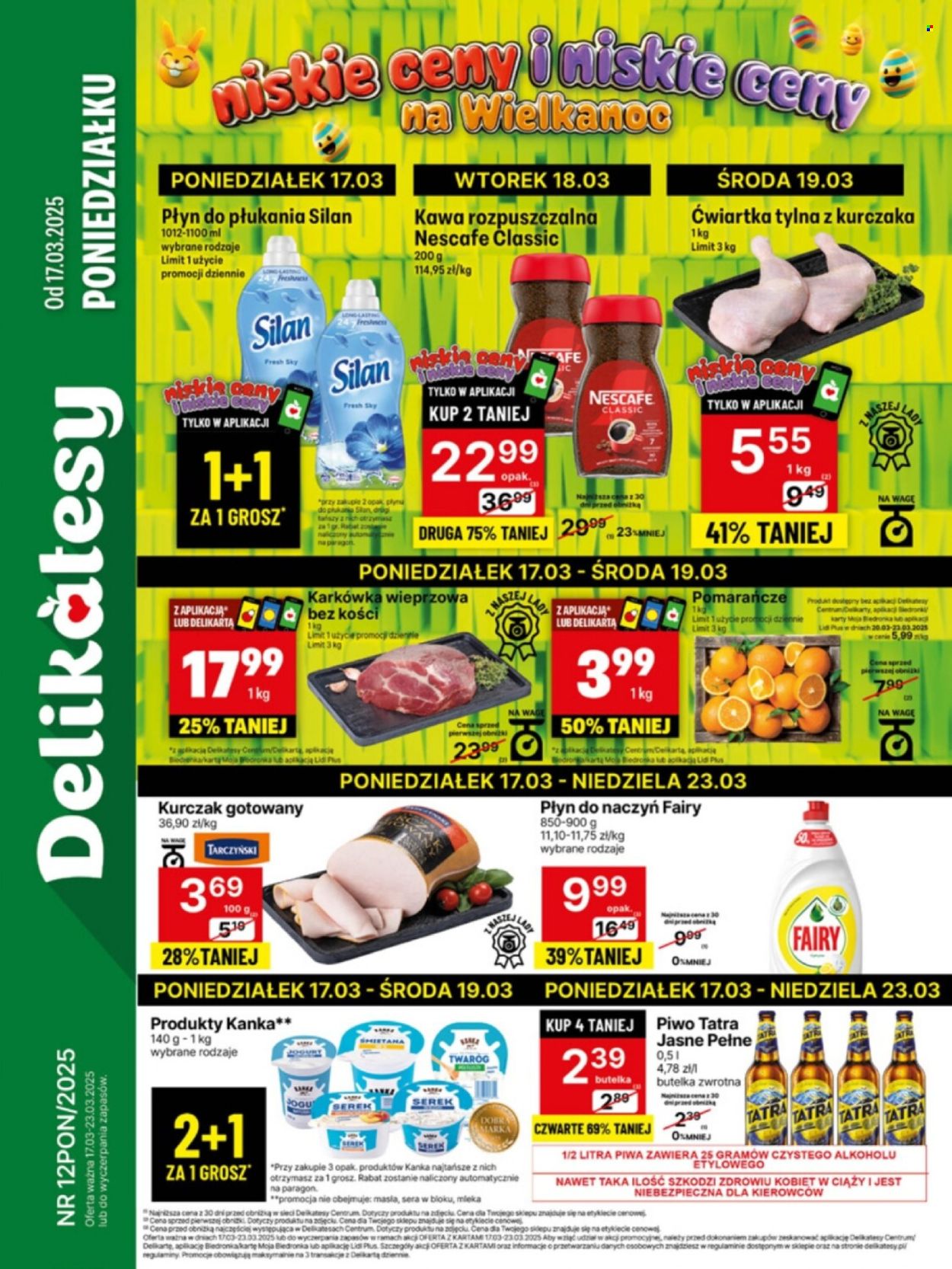 Gazetka Delikatesy Centrum - 17.03.2025 - 23.03.2025. Strona 1