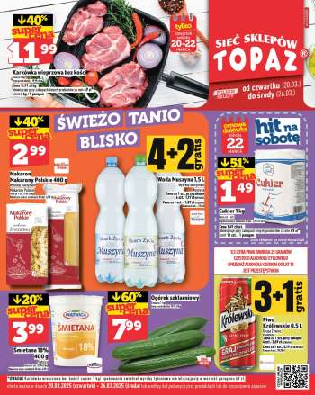Gazetka Topaz - 20.03.2025 - 26.03.2025.