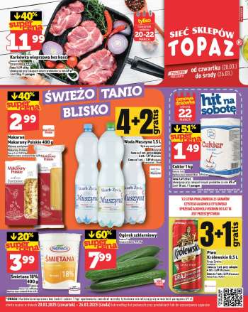 Gazetka Topaz - 20.03.2025 - 26.03.2025.