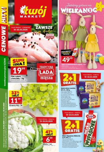 Gazetka Twój Market - 19.03.2025 - 25.03.2025.
