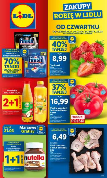 Gazetka Lidl - 20.03.2025 - 22.03.2025.