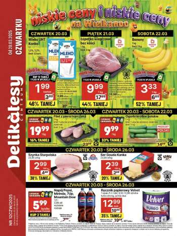 Gazetka Delikatesy Centrum - 20.03.2025 - 26.03.2025.