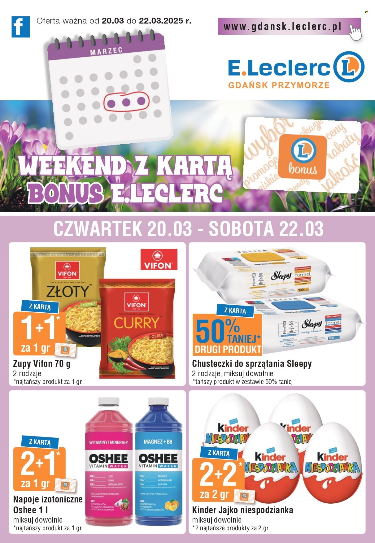 Gazetka E.Leclerc - 20.03.2025 - 22.03.2025. Strona 1