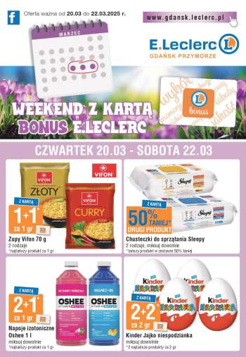 Gazetka E.Leclerc - 20.03.2025 - 22.03.2025.
