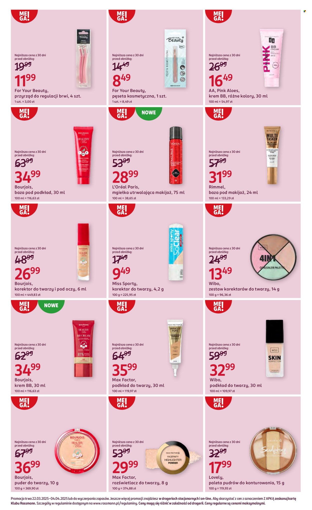 Leták Rossmann - 22.3.2025 - 4.4.2025. Strana 7