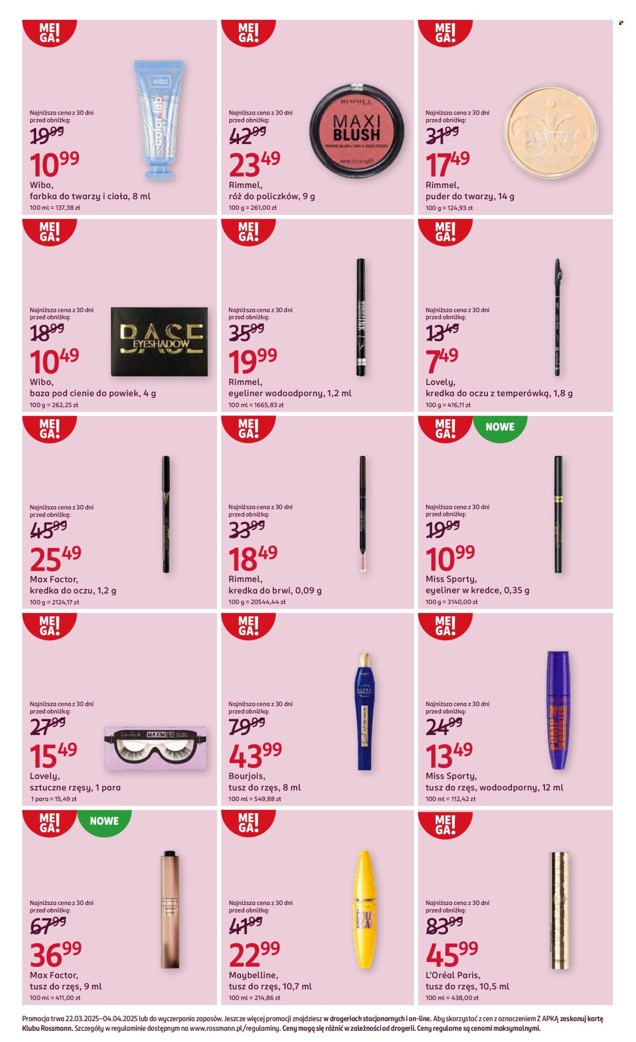 Leták Rossmann - 22.3.2025 - 4.4.2025. Strana 8