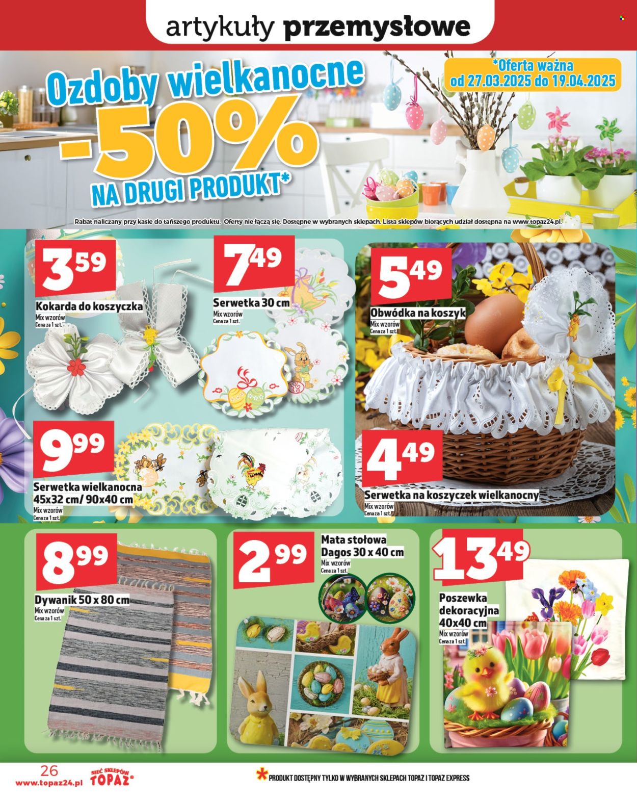 Gazetka Topaz - 27.03.2025 - 2.04.2025. Strona 26