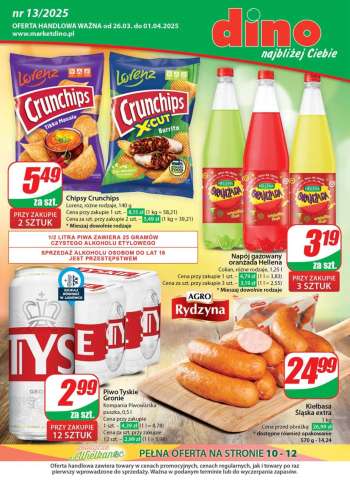Gazetka Dino - 26.03.2025 - 1.04.2025.