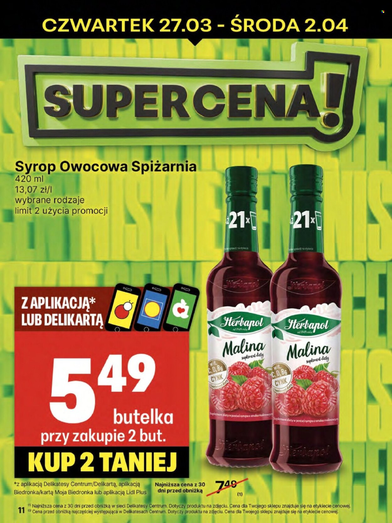Gazetka Delikatesy Centrum - 27.03.2025 - 2.04.2025. Strona 11