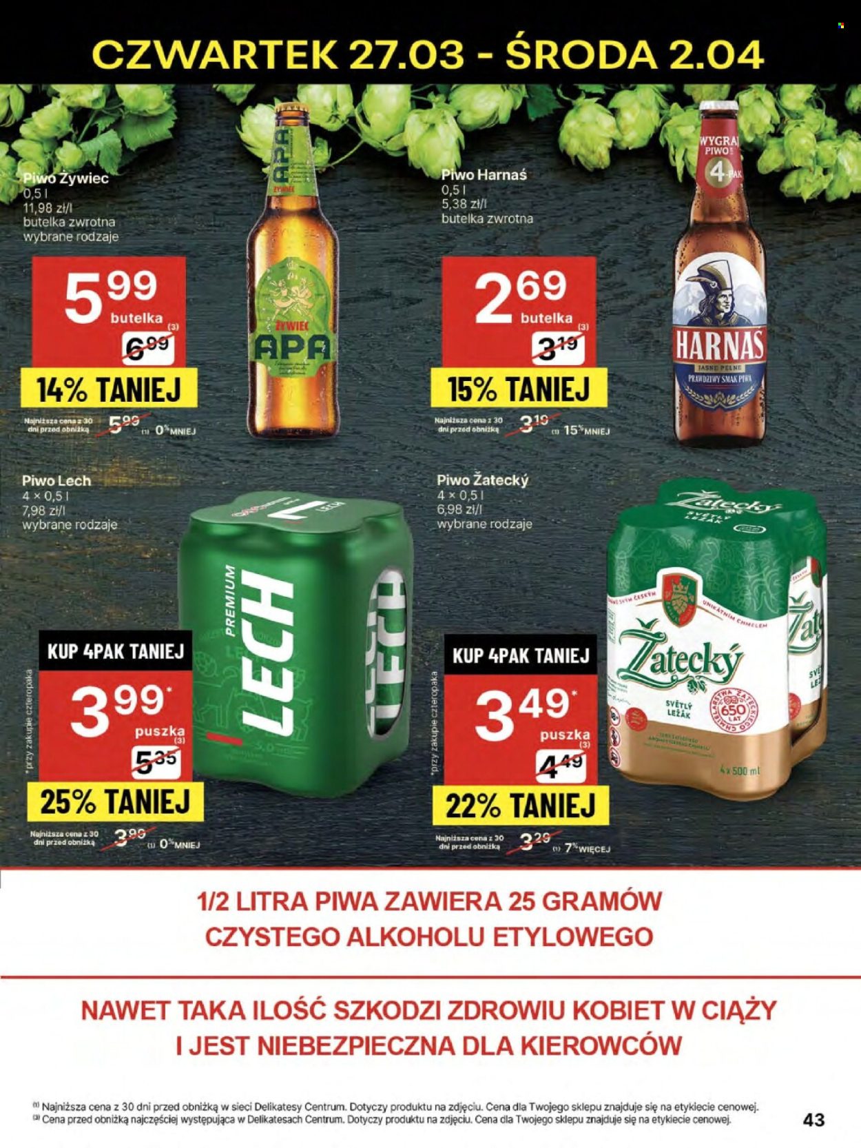 Gazetka Delikatesy Centrum - 27.03.2025 - 2.04.2025. Strona 43