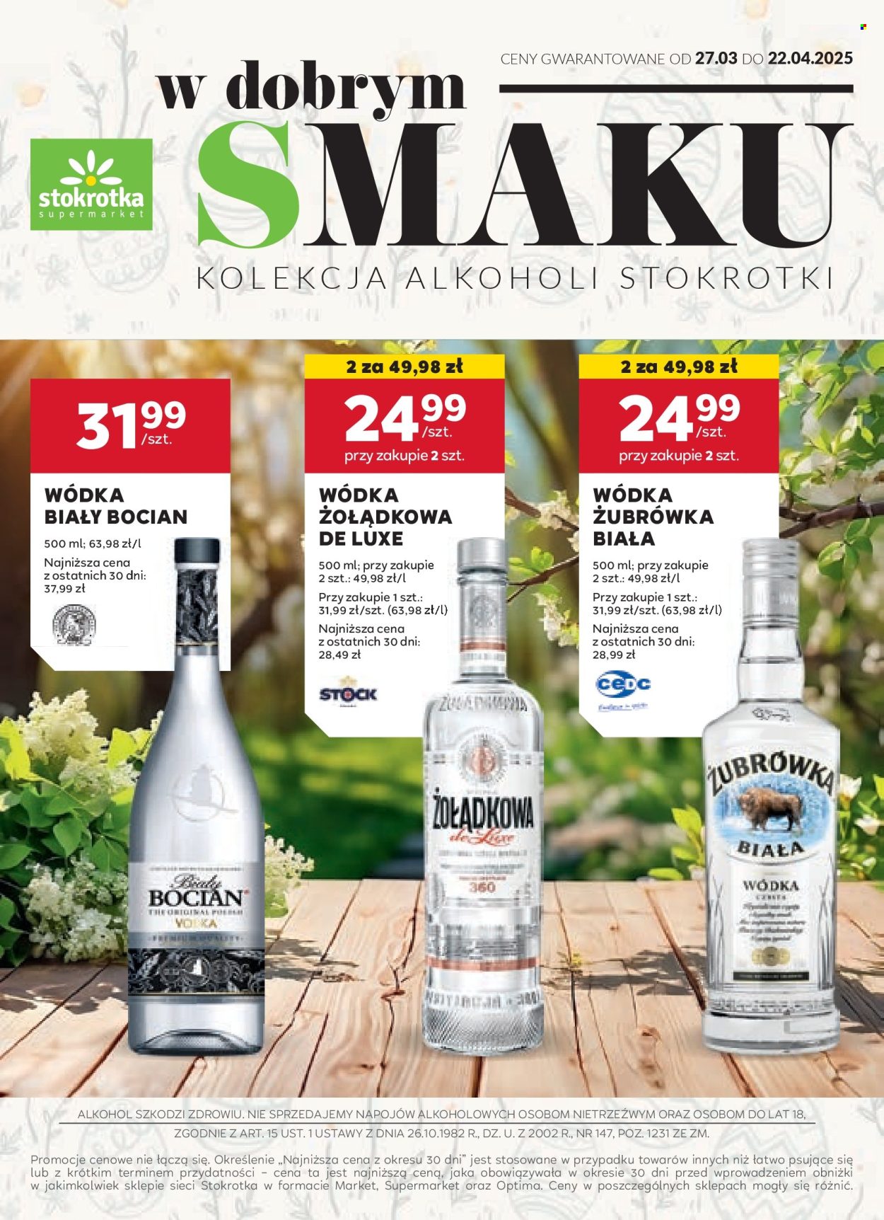 Gazetka Stokrotka Supermarket - 27.03.2025 - 22.04.2025. Strona 1