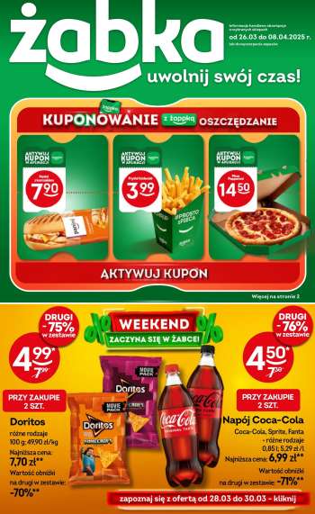 Gazetka Żabka - 26.03.2025 - 8.04.2025.