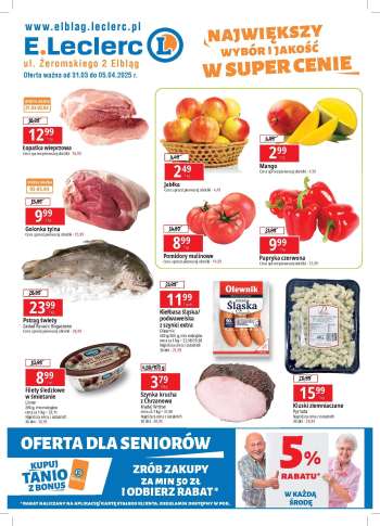 Gazetka E.Leclerc - 31.03.2025 - 5.04.2025.