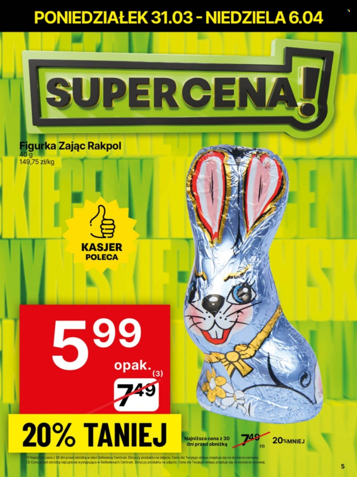 Gazetka Delikatesy Centrum - 31.03.2025 - 6.04.2025. Strona 5