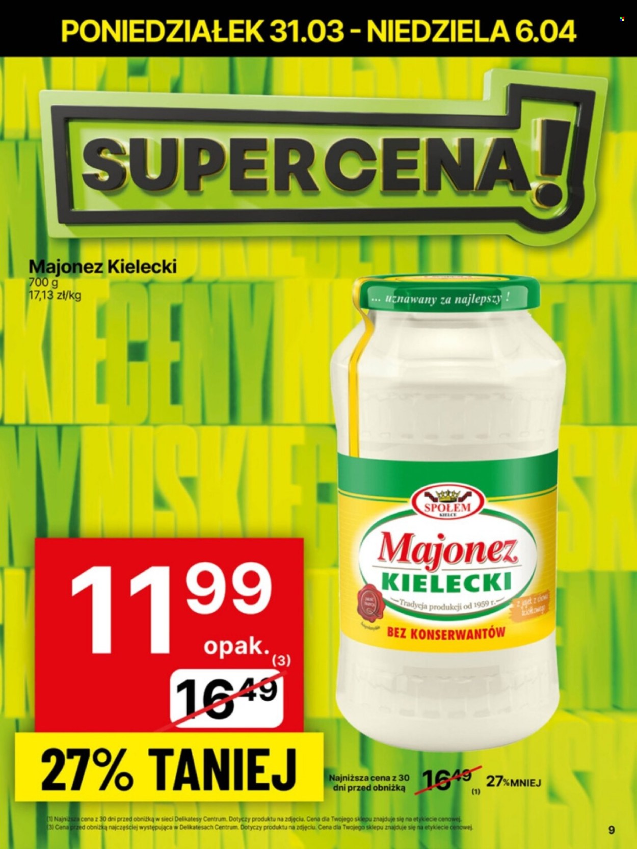 Gazetka Delikatesy Centrum - 31.03.2025 - 6.04.2025. Strona 9