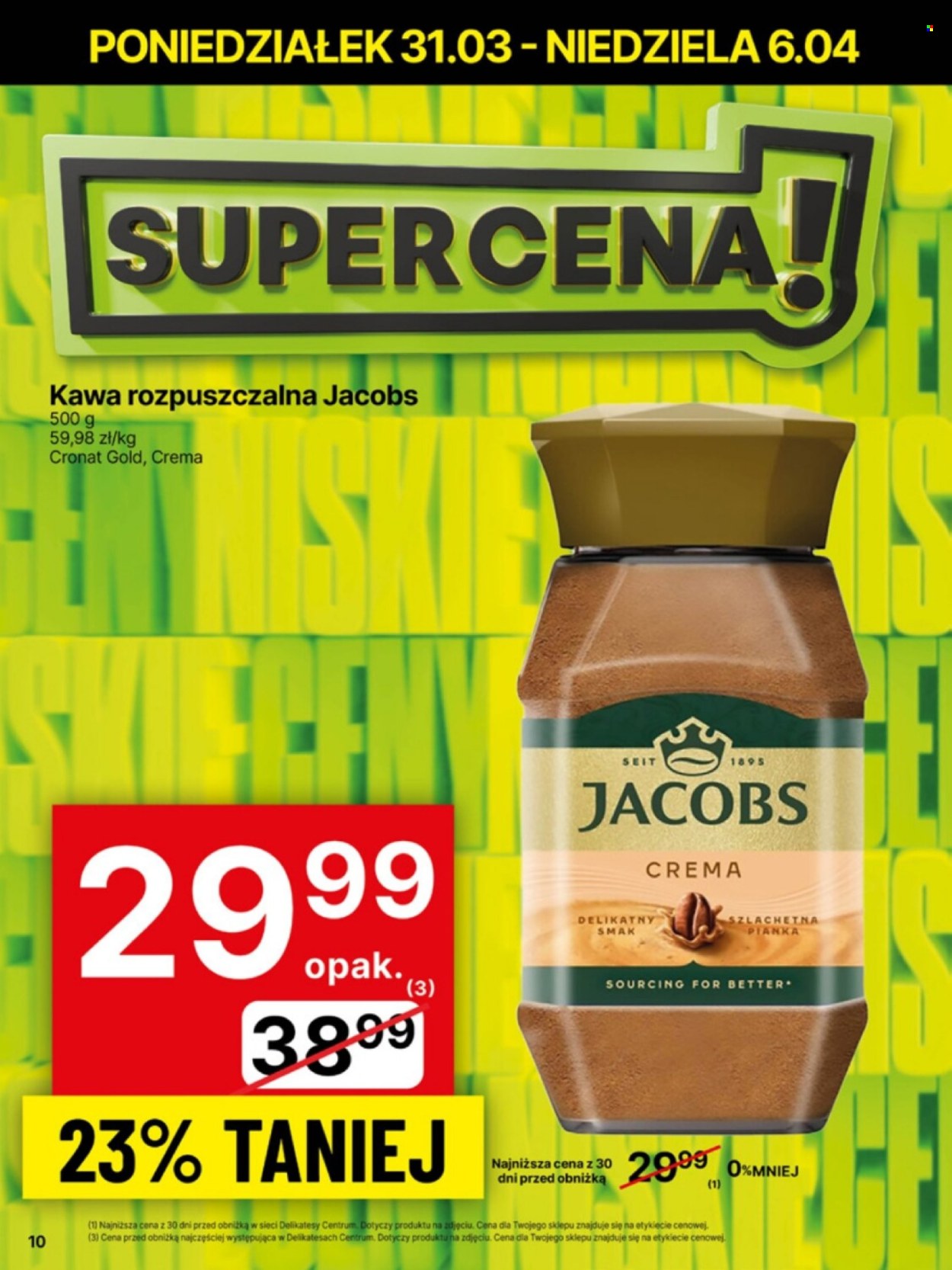 Gazetka Delikatesy Centrum - 31.03.2025 - 6.04.2025. Strona 10