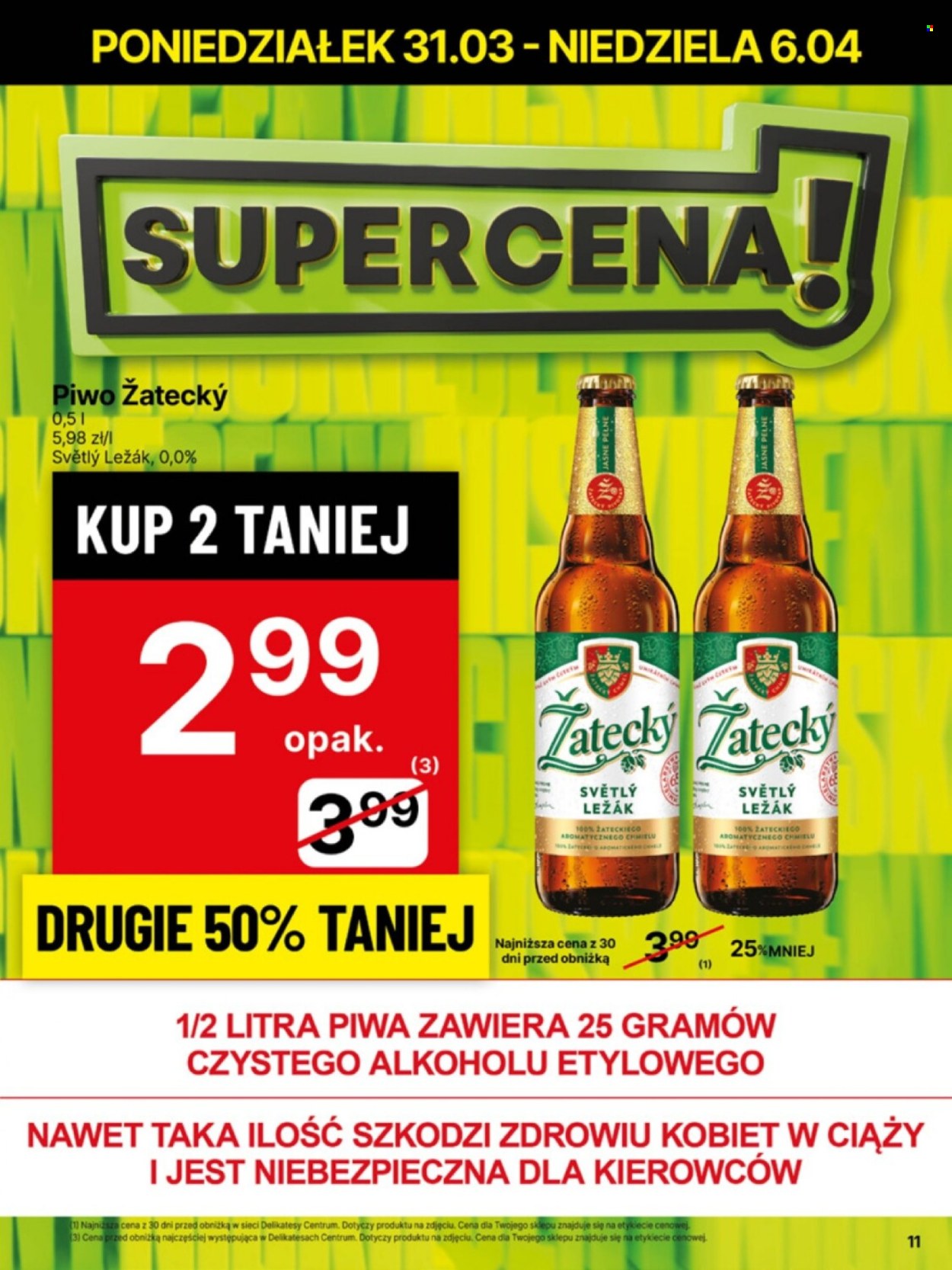 Gazetka Delikatesy Centrum - 31.03.2025 - 6.04.2025. Strona 11