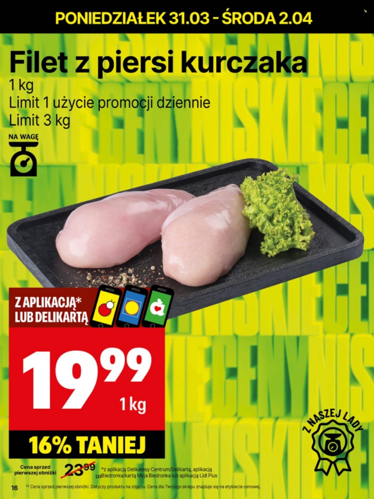 Gazetka Delikatesy Centrum - 31.03.2025 - 6.04.2025. Strona 16