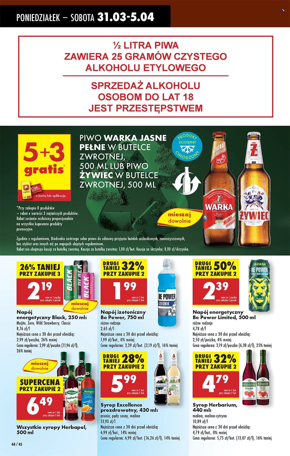 Gazetka Biedronka - 31.03.2025 - 5.04.2025. Strona 44