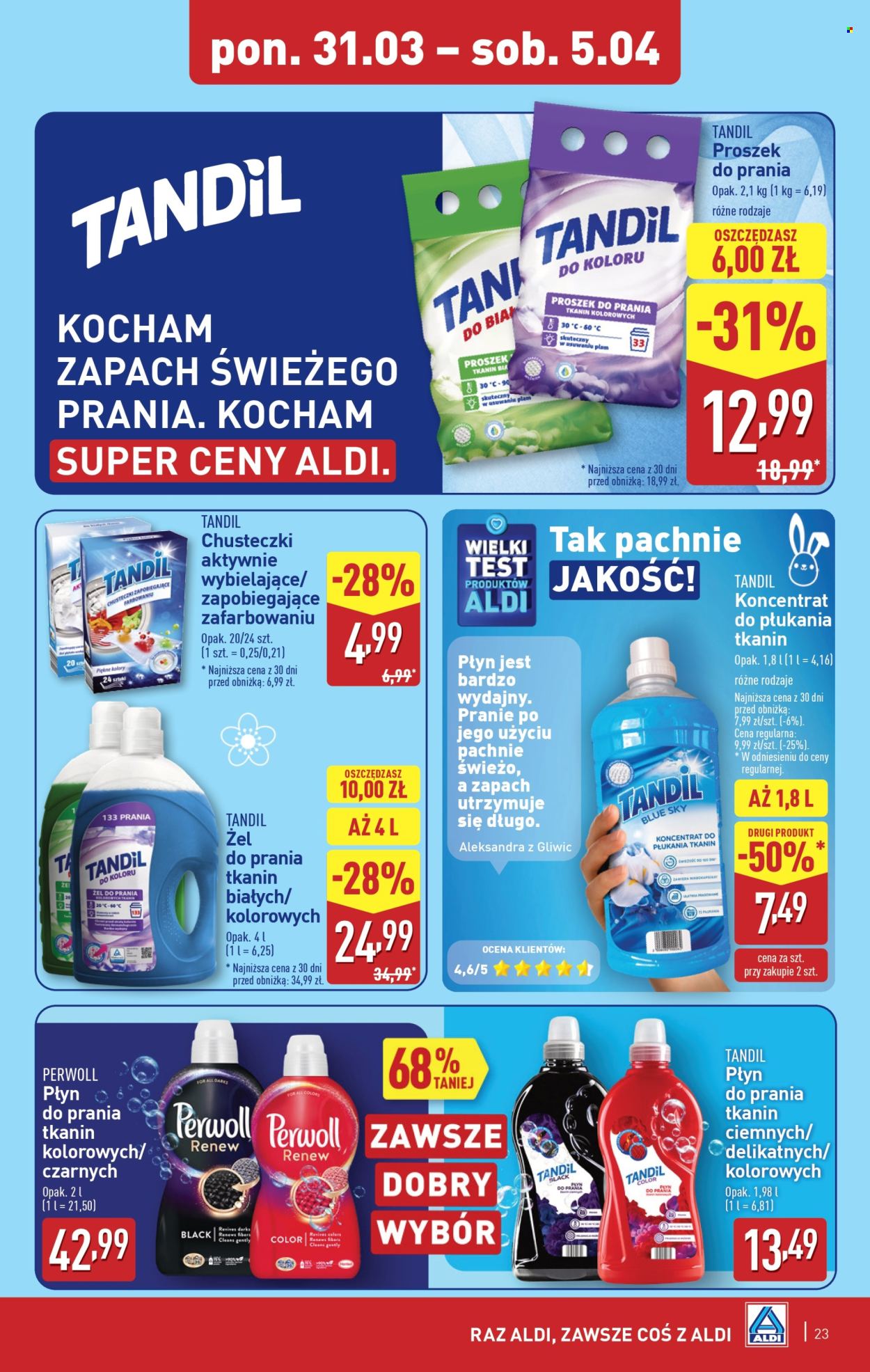 Gazetka ALDI - 31.03.2025 - 5.04.2025. Strona 23