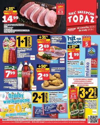 Gazetka Topaz - 3.04.2025 - 9.04.2025.