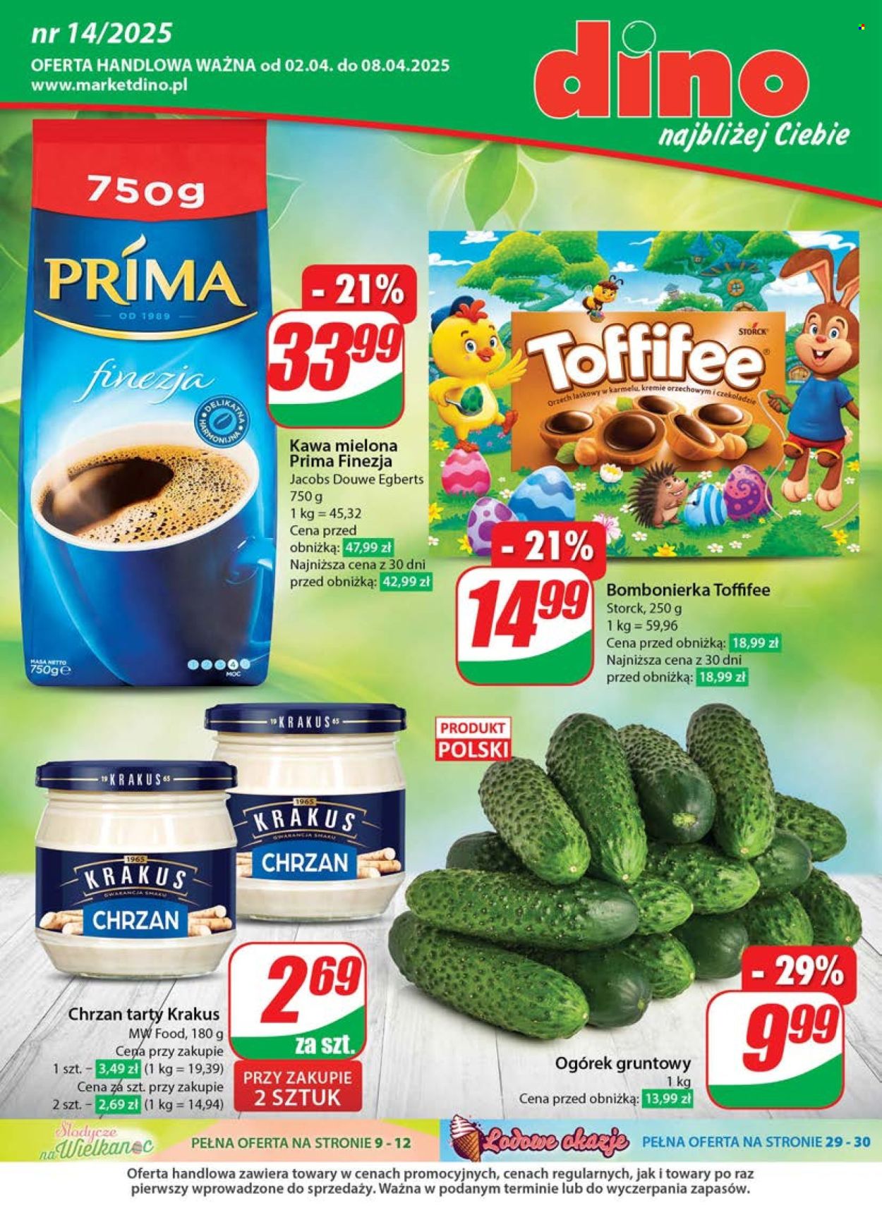Gazetka Dino - 2.04.2025 - 8.04.2025. Strona 1