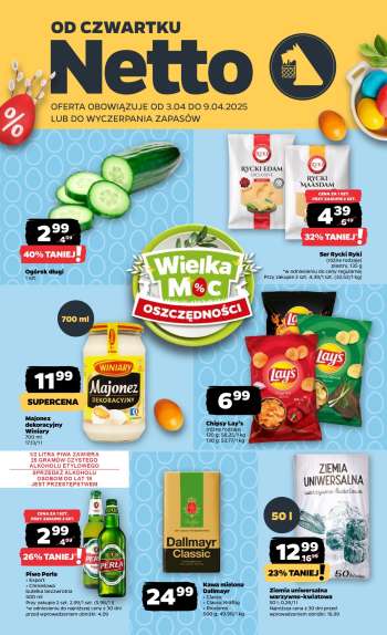 Gazetka Netto - 3.04.2025 - 9.04.2025.
