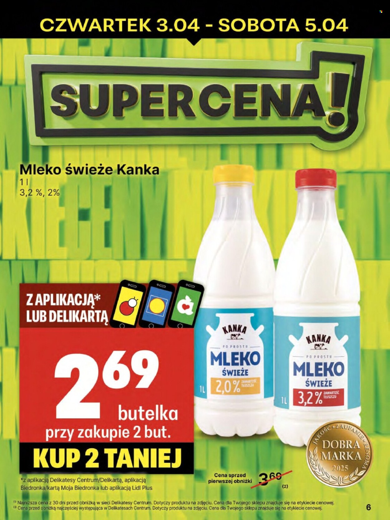 Gazetka Delikatesy Centrum - 3.04.2025 - 9.04.2025. Strona 6