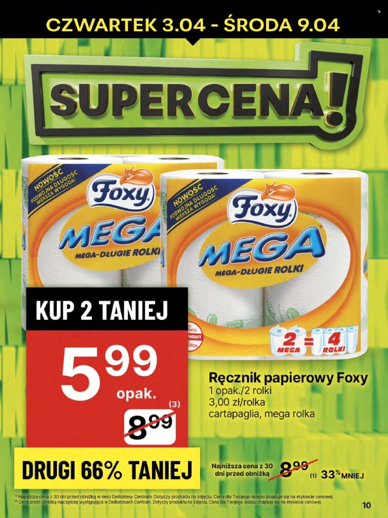 Gazetka Delikatesy Centrum - 3.04.2025 - 9.04.2025. Strona 10