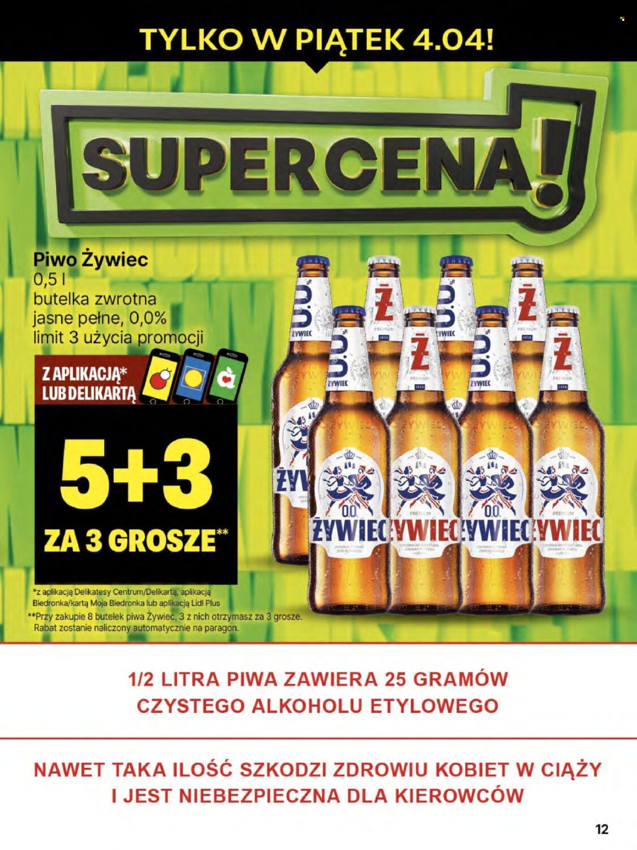 Gazetka Delikatesy Centrum - 3.04.2025 - 9.04.2025. Strona 12