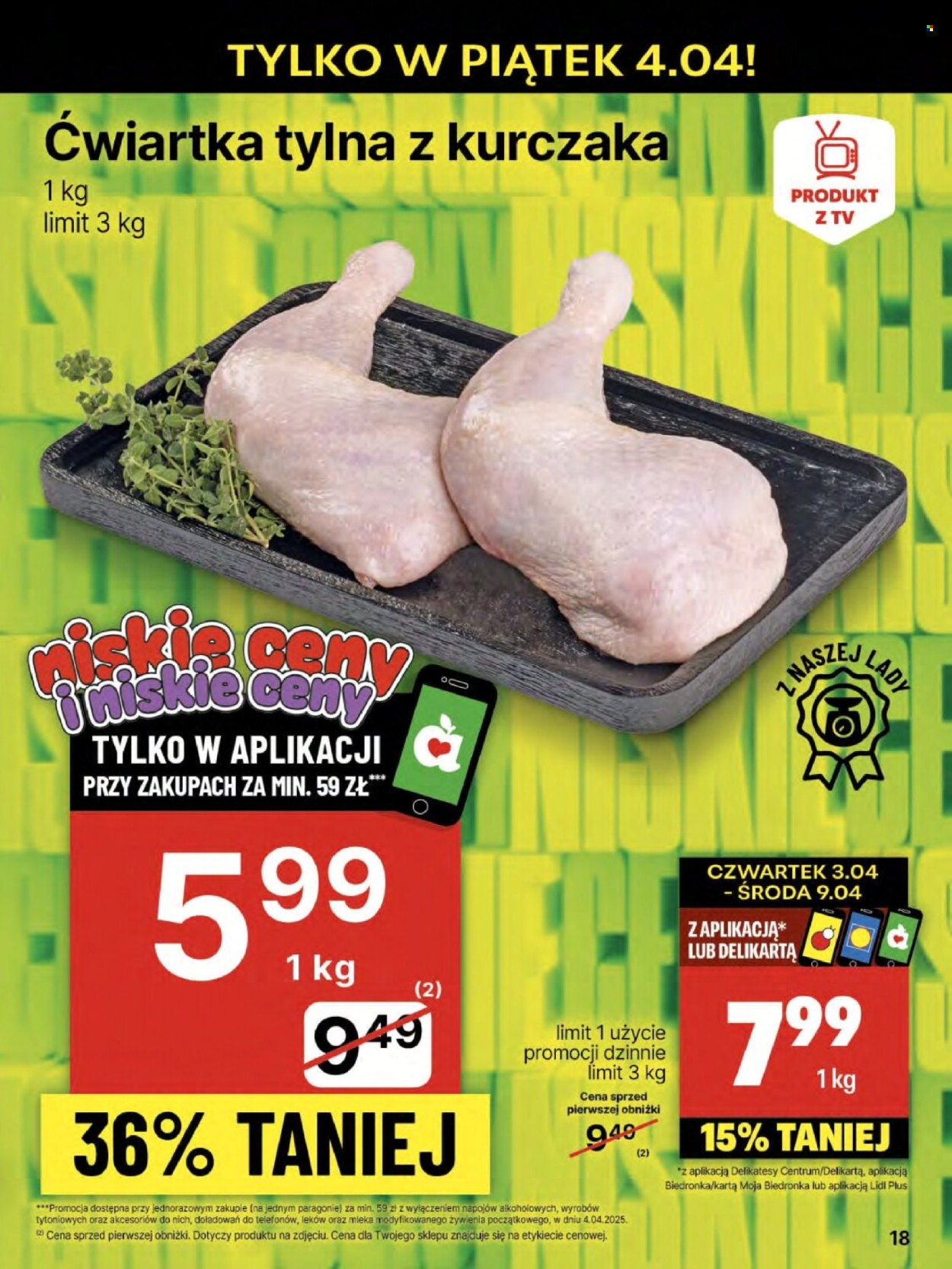 Gazetka Delikatesy Centrum - 3.04.2025 - 9.04.2025. Strona 18