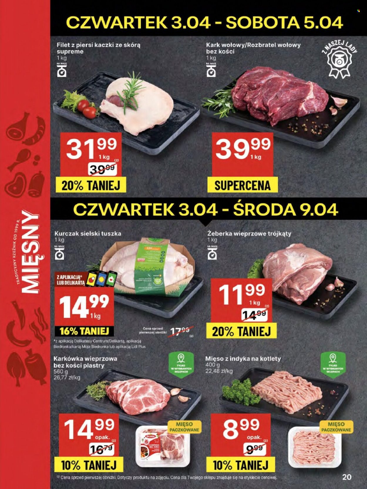 Gazetka Delikatesy Centrum - 3.04.2025 - 9.04.2025. Strona 20