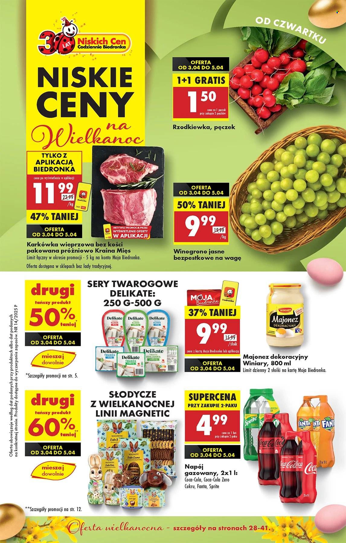 Gazetka Biedronka - 3.04.2025 - 9.04.2025. Strona 1
