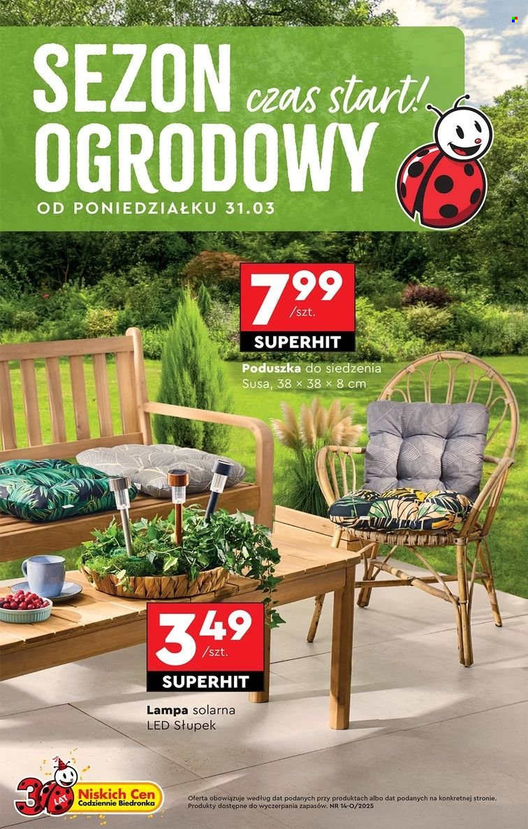 Gazetka Biedronka - 31.03.2025 - 13.04.2025. Strona 1