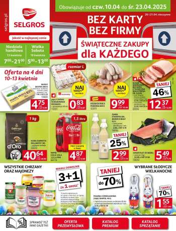 Gazetka Selgros - 10.04.2025 - 23.04.2025.