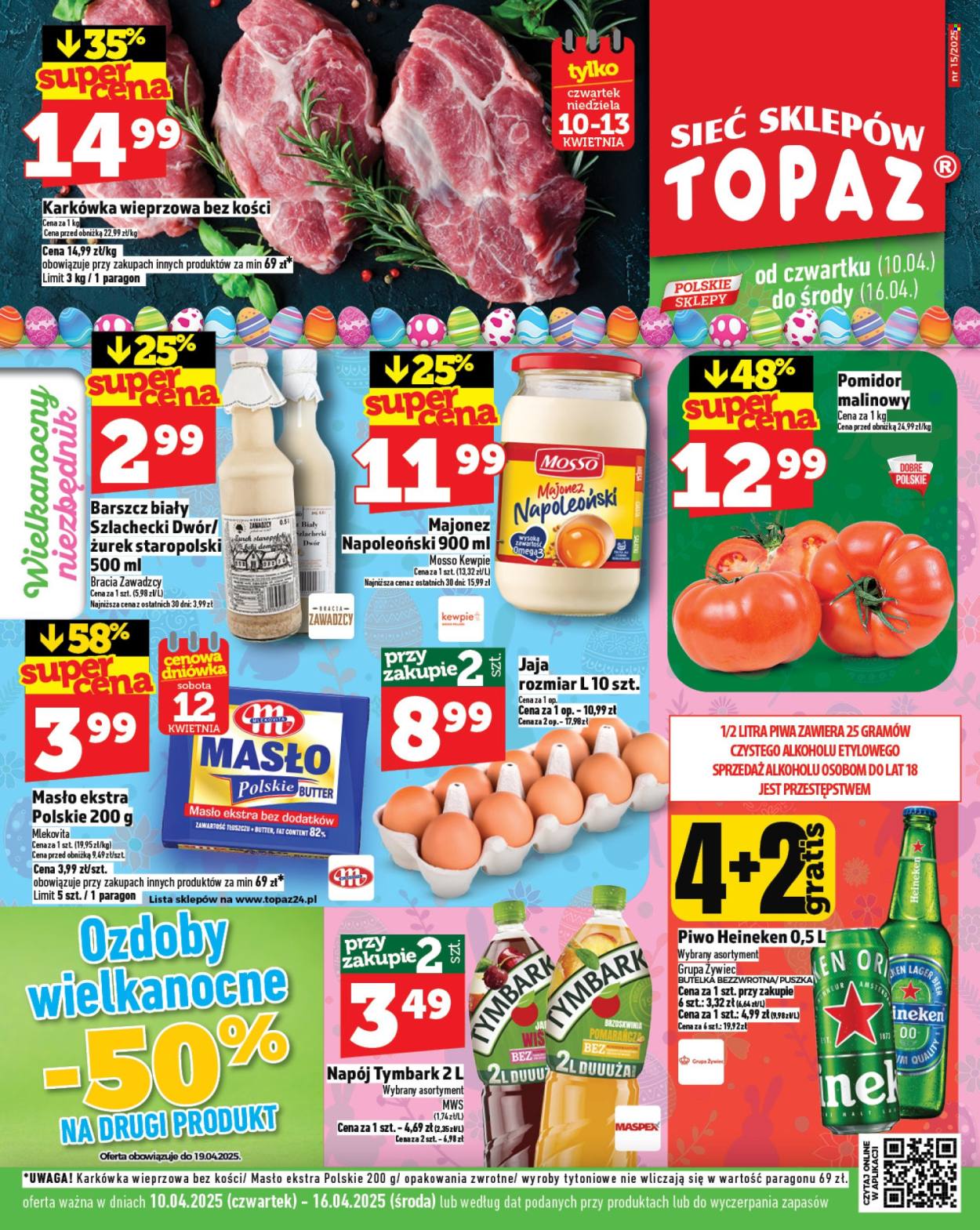 Gazetka Topaz - 10.04.2025 - 16.04.2025. Strona 1