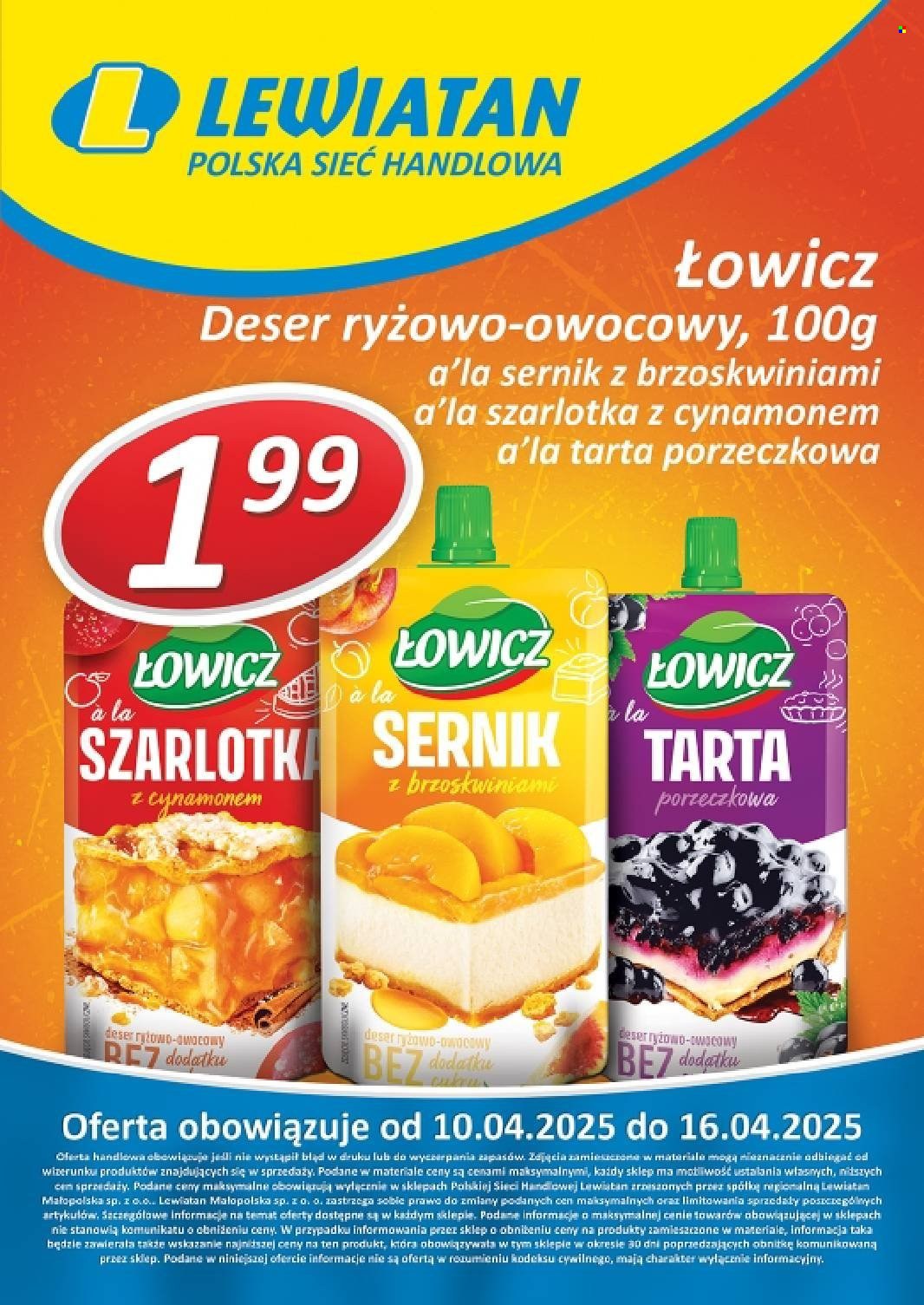 Leták Lewiatan - 10.4.2025 - 16.4.2025. Strana 2