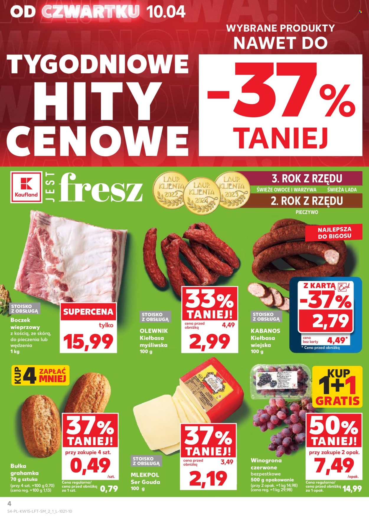 Gazetka Kaufland - 10.04.2025 - 15.04.2025. Strona 4