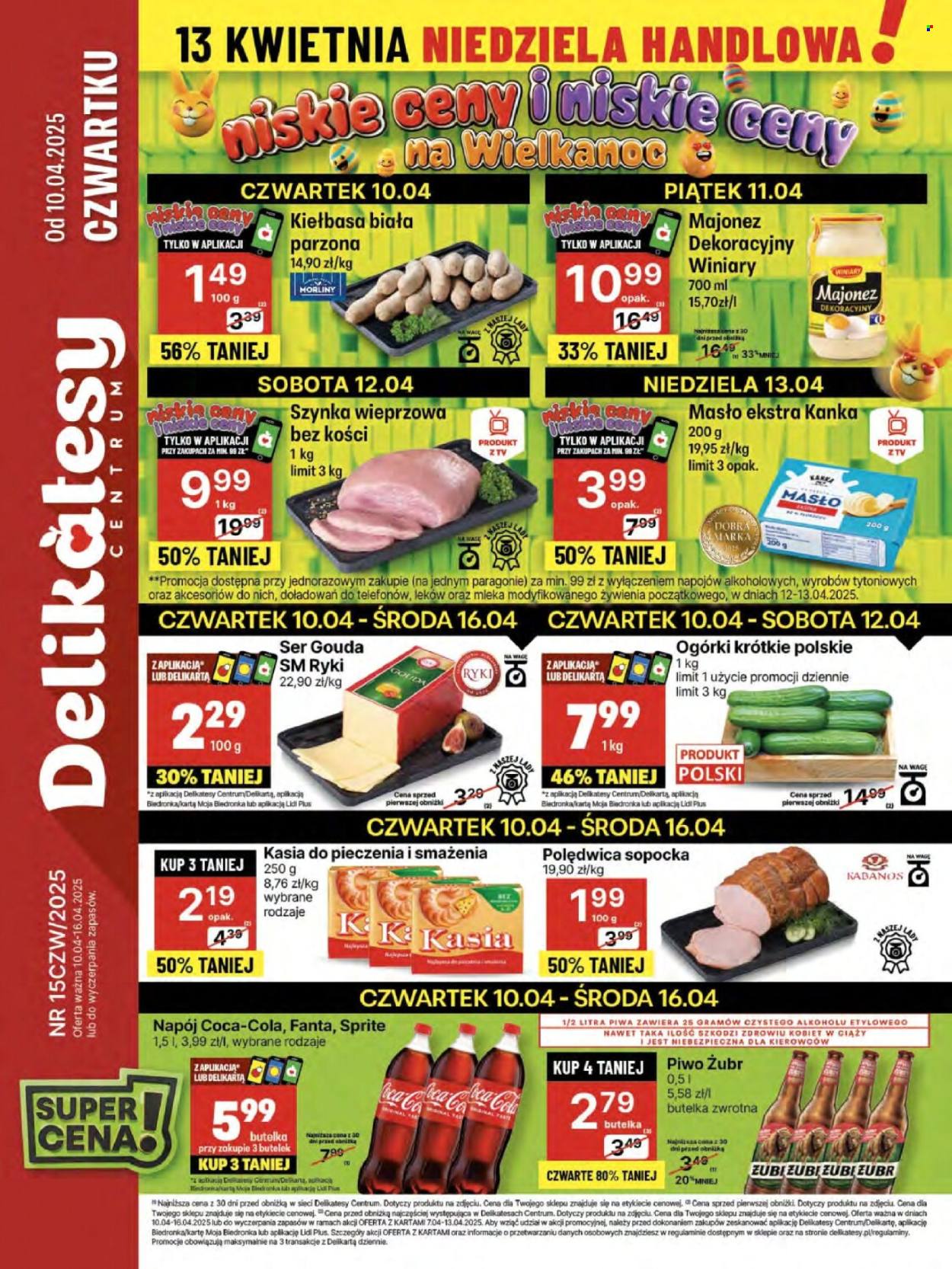 Gazetka Delikatesy Centrum - 10.04.2025 - 16.04.2025. Strona 1