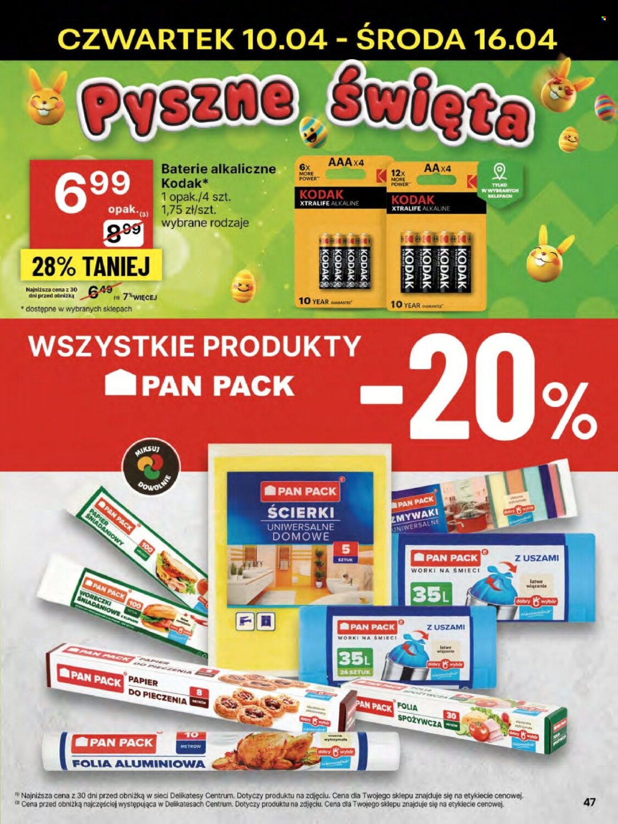 Gazetka Delikatesy Centrum - 10.04.2025 - 16.04.2025. Strona 47