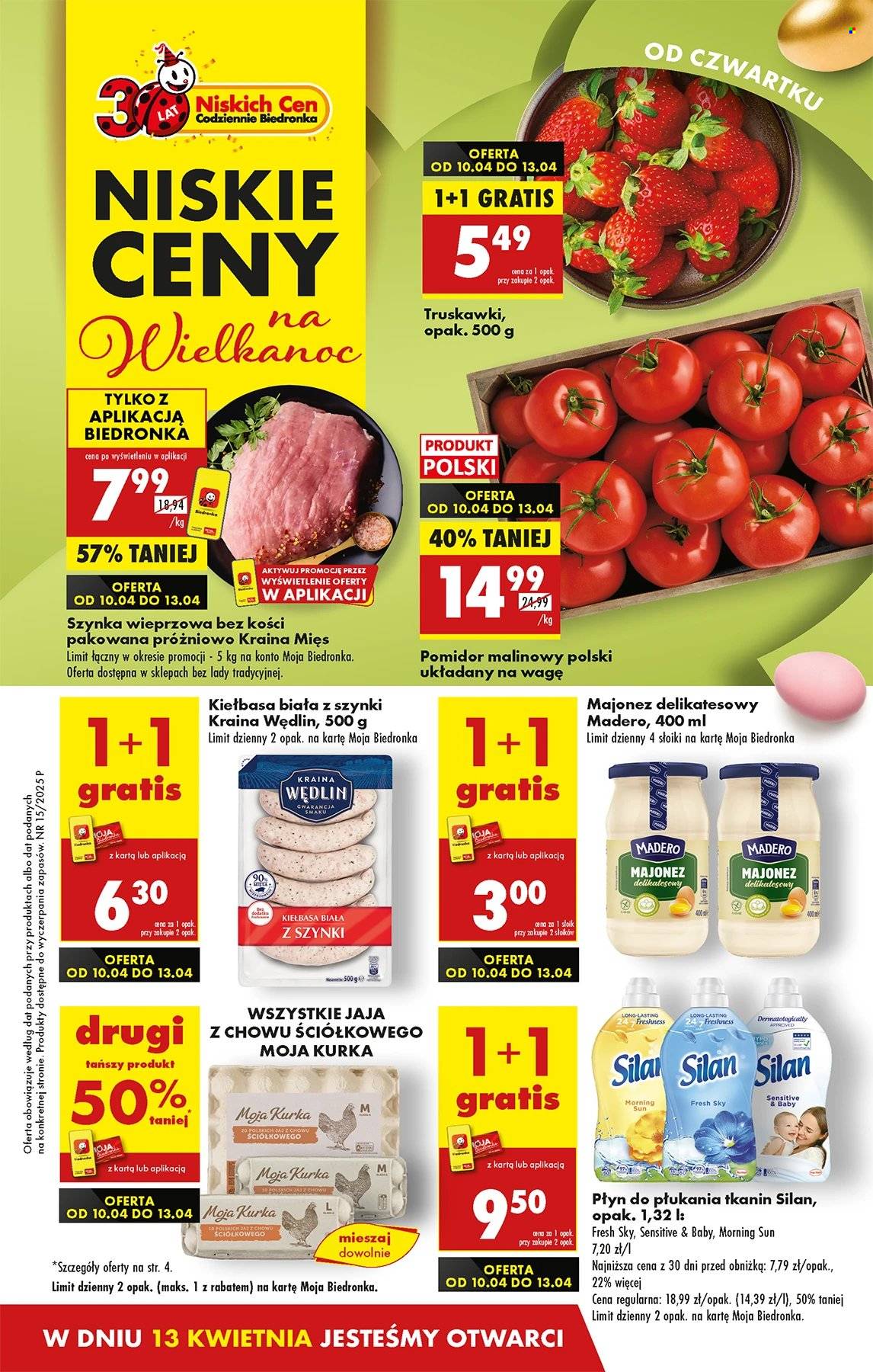 Gazetka Biedronka - 10.04.2025 - 16.04.2025. Strona 1