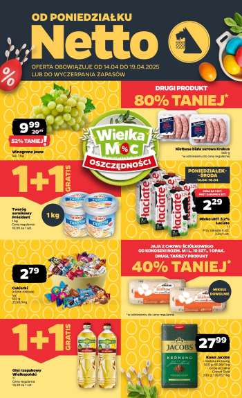 Gazetka Netto - 14.04.2025 - 19.04.2025.