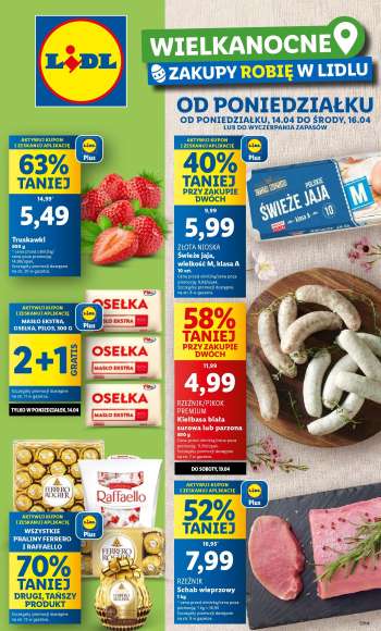 Gazetka Lidl - 14.04.2025 - 16.04.2025.