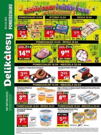 Gazetka Delikatesy Centrum - 14.04.2025 - 20.04.2025.
