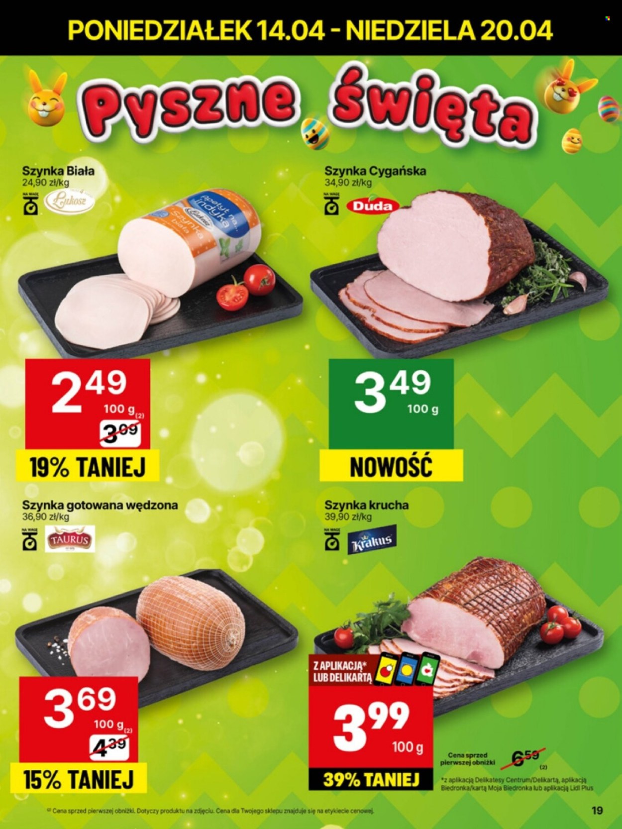 Gazetka Delikatesy Centrum - 14.04.2025 - 20.04.2025. Strona 19